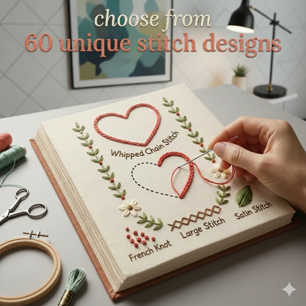 ThreadBook™ - Embroidery Stitch Book